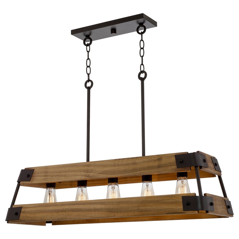 Kira Home Griffin 34 Farmhouse Kitchen Island Light