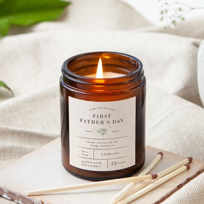 first father's day candle