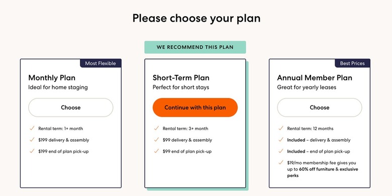 feather furniture rental review