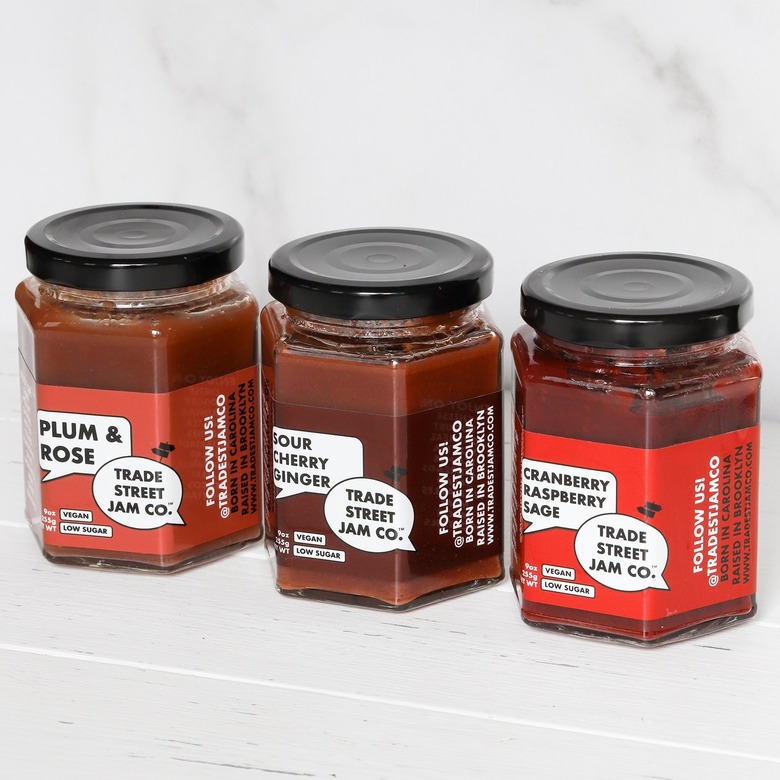 Trade Street Jam Co. 'Tis the Season Holiday Gift Set featuring three jars