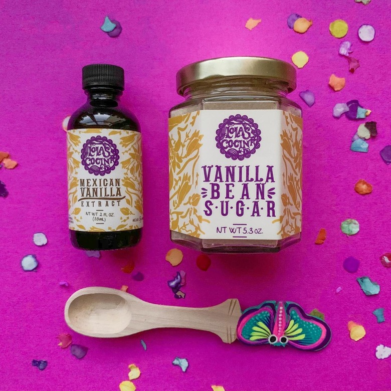 Lola's Mercadito Baker's Gift featuring a small spoon and two jars