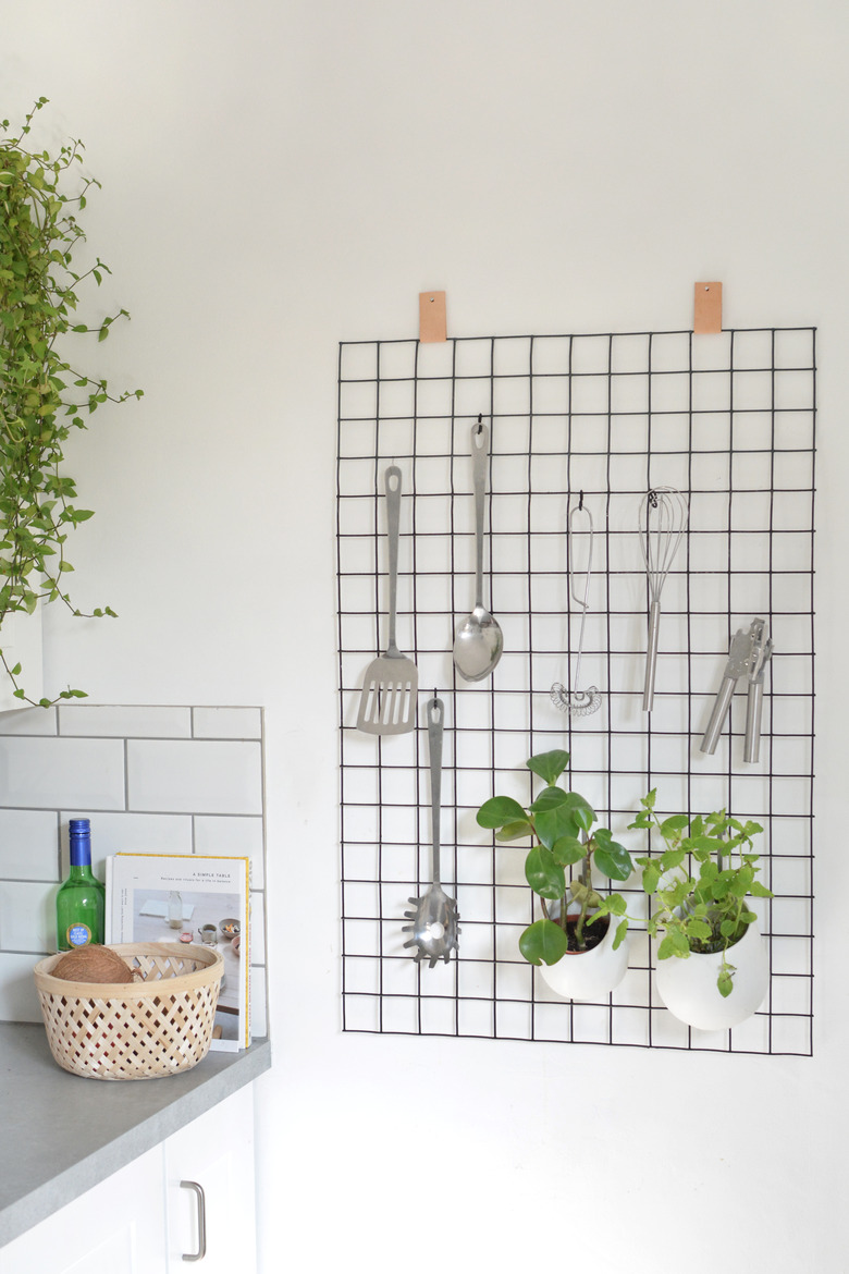 Wire Grid Kitchen Organizers