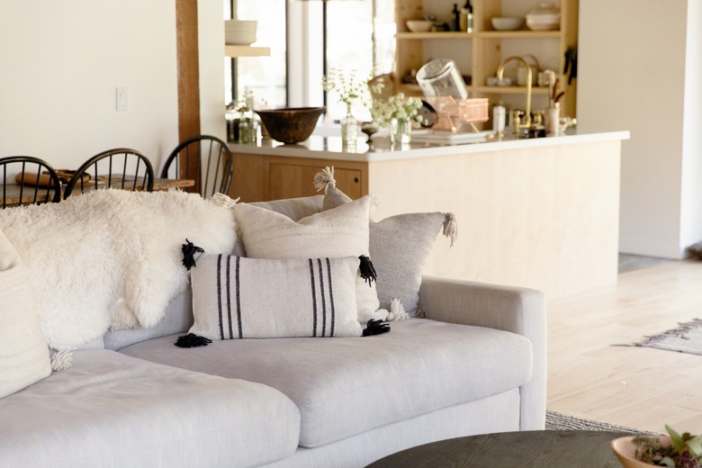 The open living room