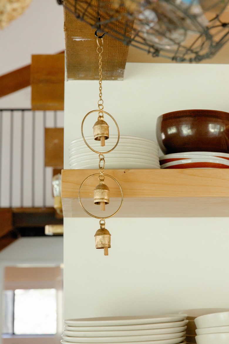 Chakra-balancing chimes in the kitchen