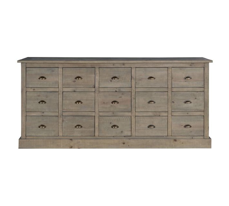 antique pottery barn freestanding kitchen cabinet