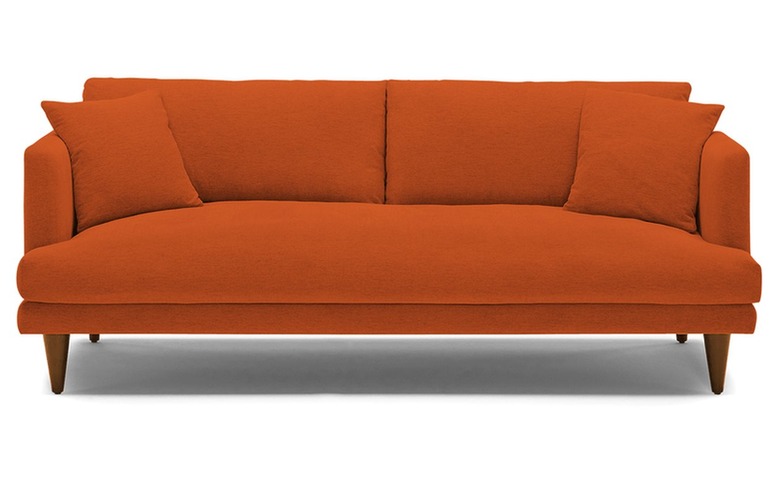 orange sofa