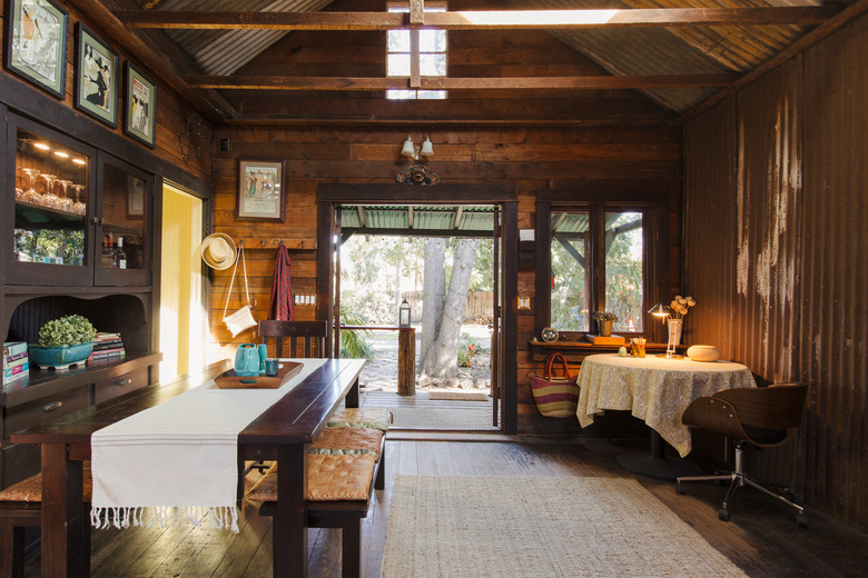 Dining room at cabin