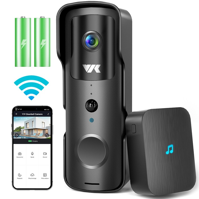 wireless video doorbell kit