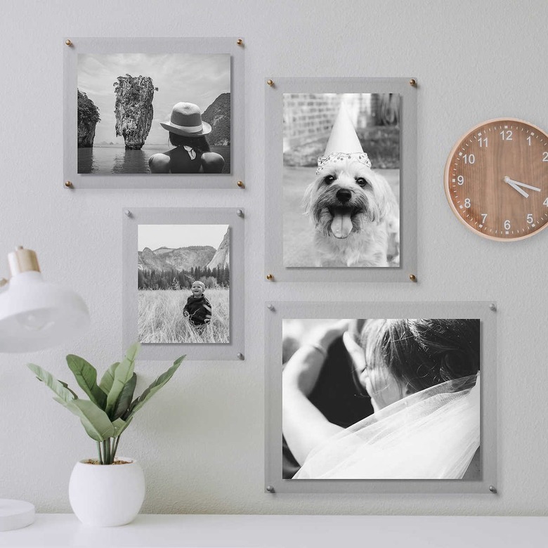Clear Floating Acrylic Frames 2-pack