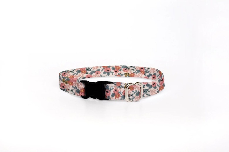 floral cat collar