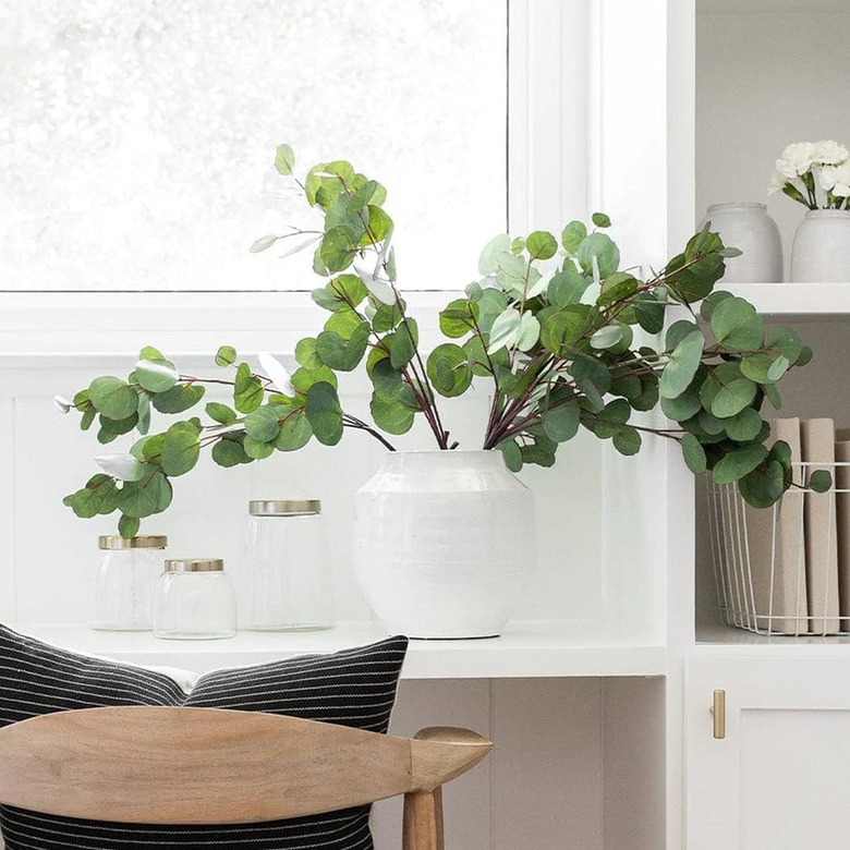 Afloral 30-Inch Real Touch Silver Dollar Eucalyptus