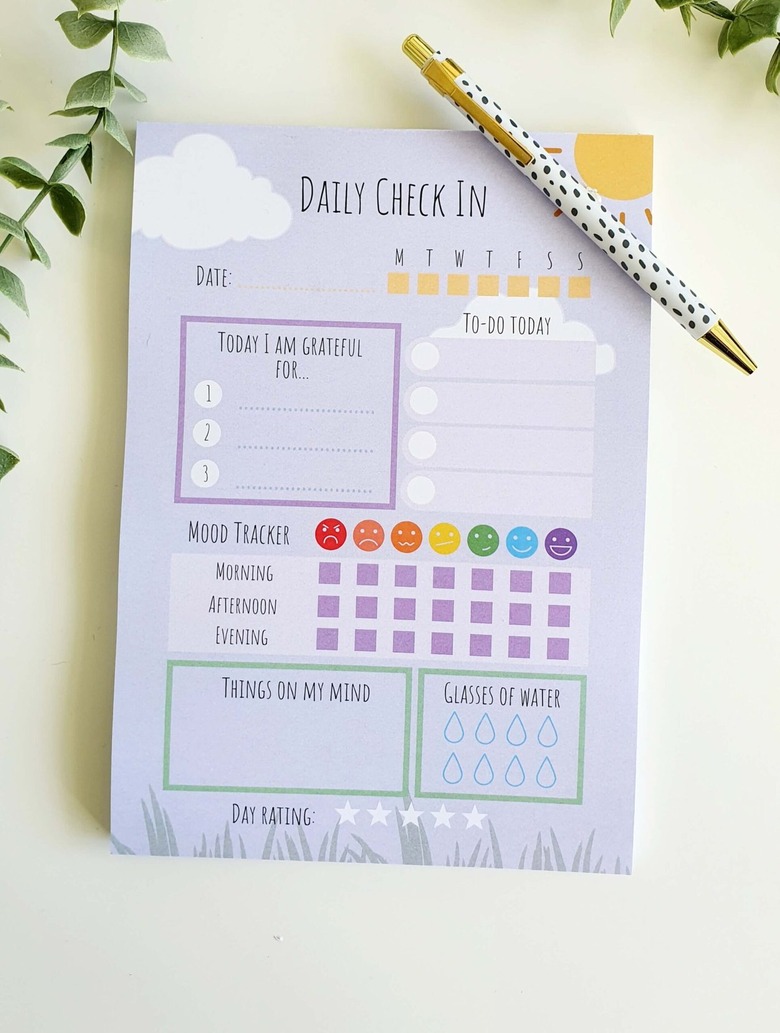 Jellyhead Check In Notepad with Mood Tracker product