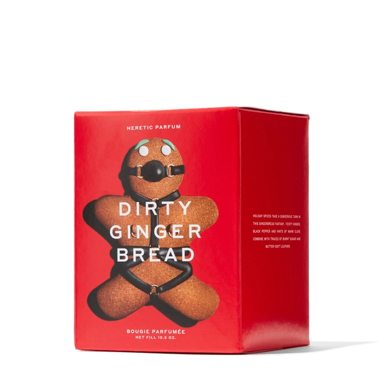 dirty gingerbread candle