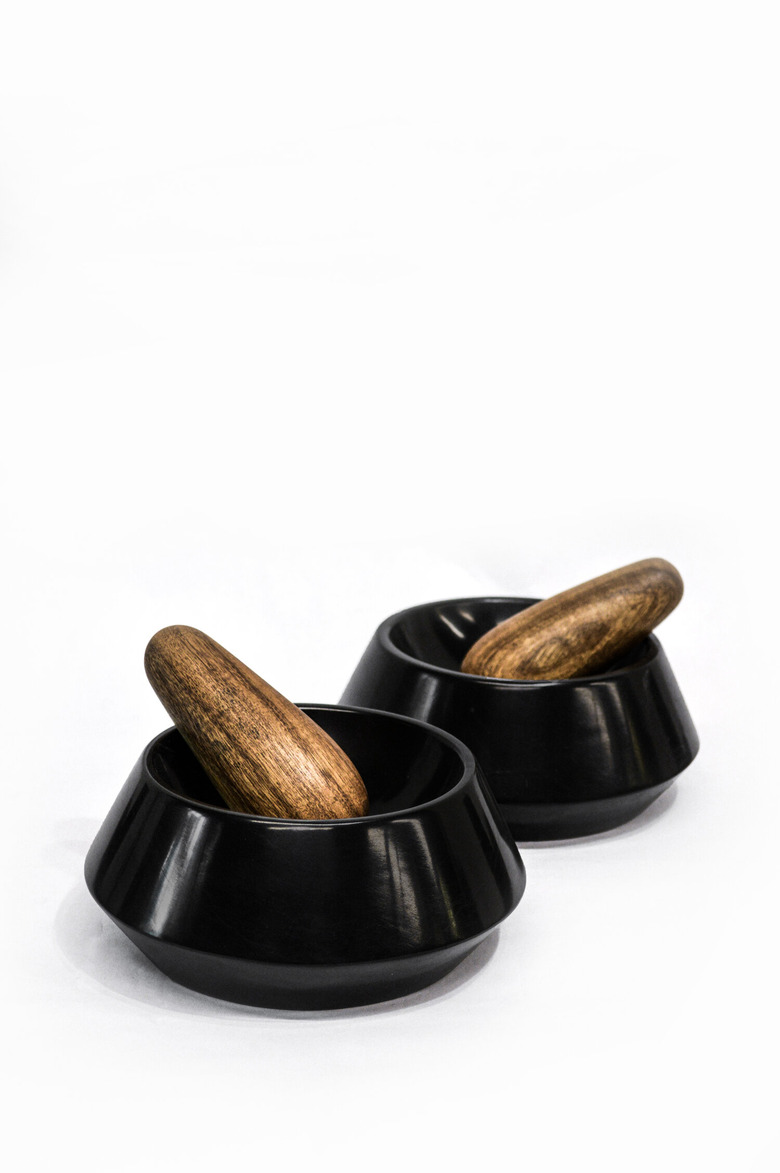 AYRES marble mortar and pestle