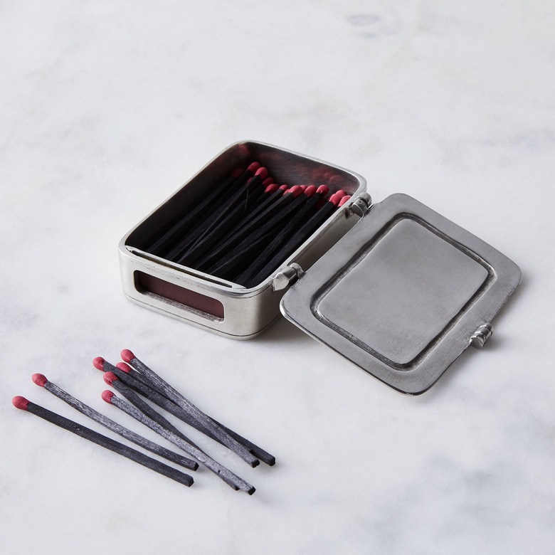 MATCH Italy Pewter Matchbox