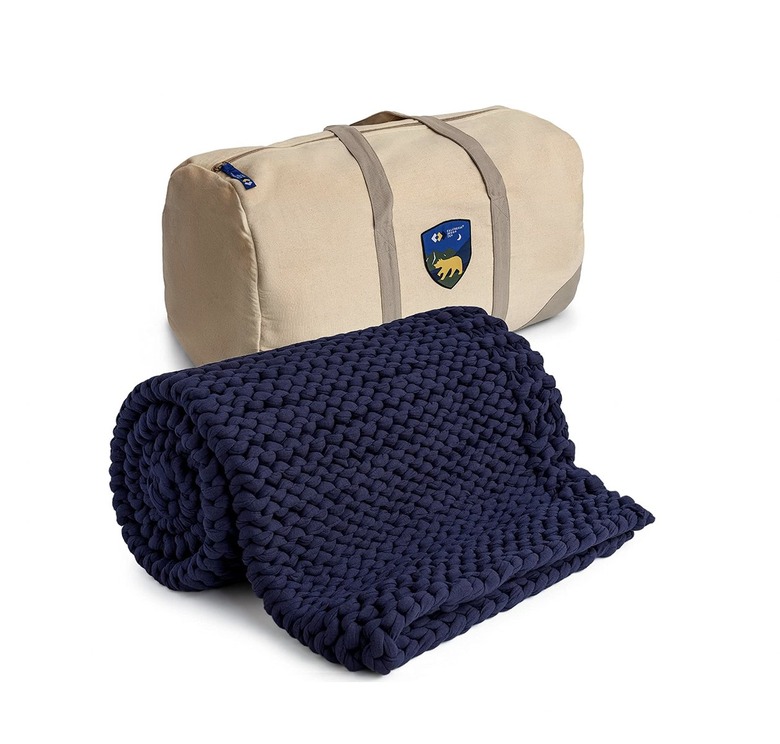 weighted blanket with duffel