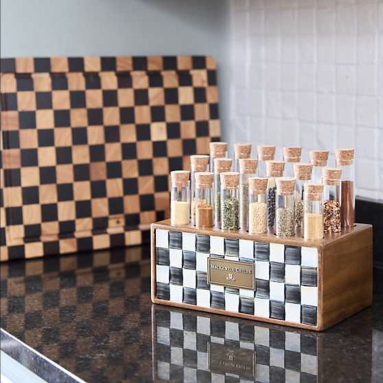 MacKenzie-Childs Courtly Check Spice Rack