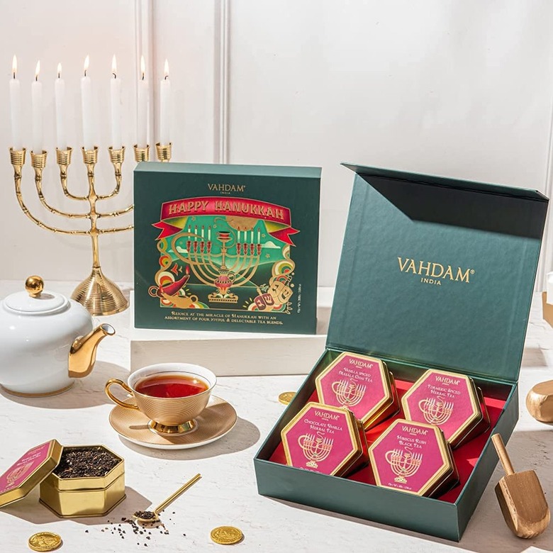 hanukkah tea set
