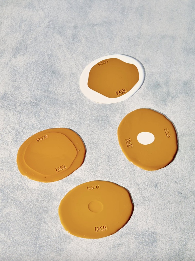 Gaetano Pesce Color of the Year Resin Coasters set of 2