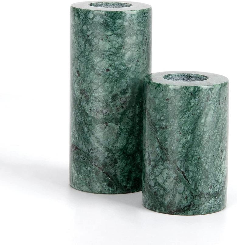 Worhe Marble Candlesticks set of 2