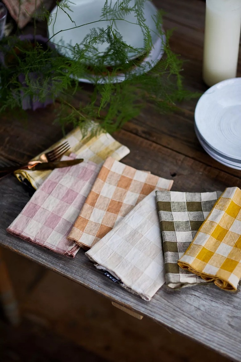 Terrain Plaid Napkins