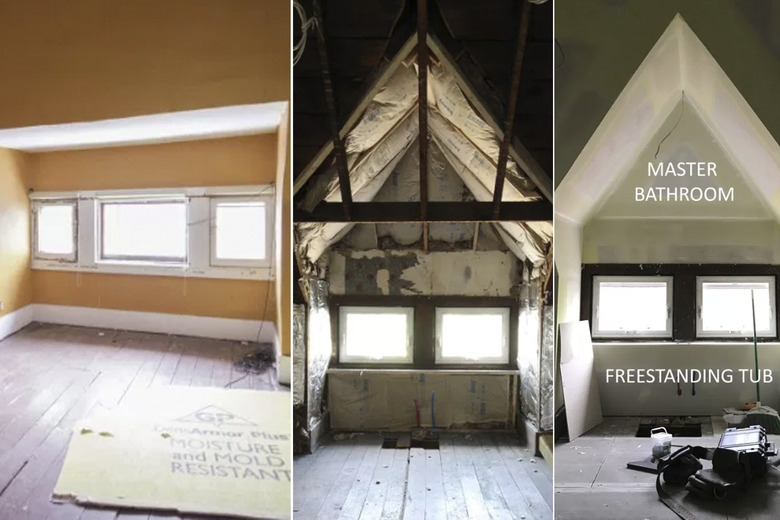 Good Bones: Restored Vintage Doors Lend Drama to a Majestic Master Bath