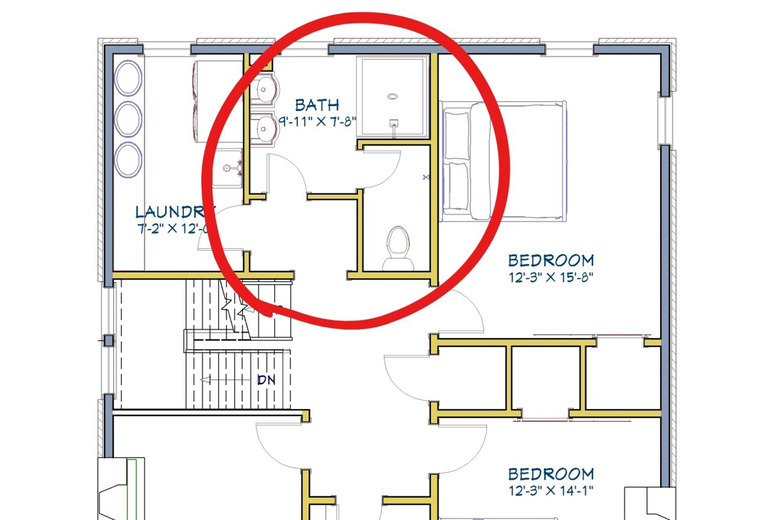 Good Bones: Restored Vintage Doors Lend Drama to a Majestic Master Bath