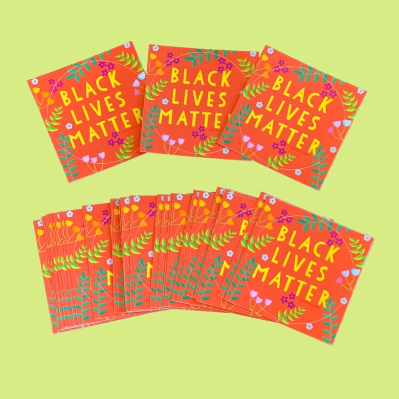 Megemiko Black Lives Matter Sticker