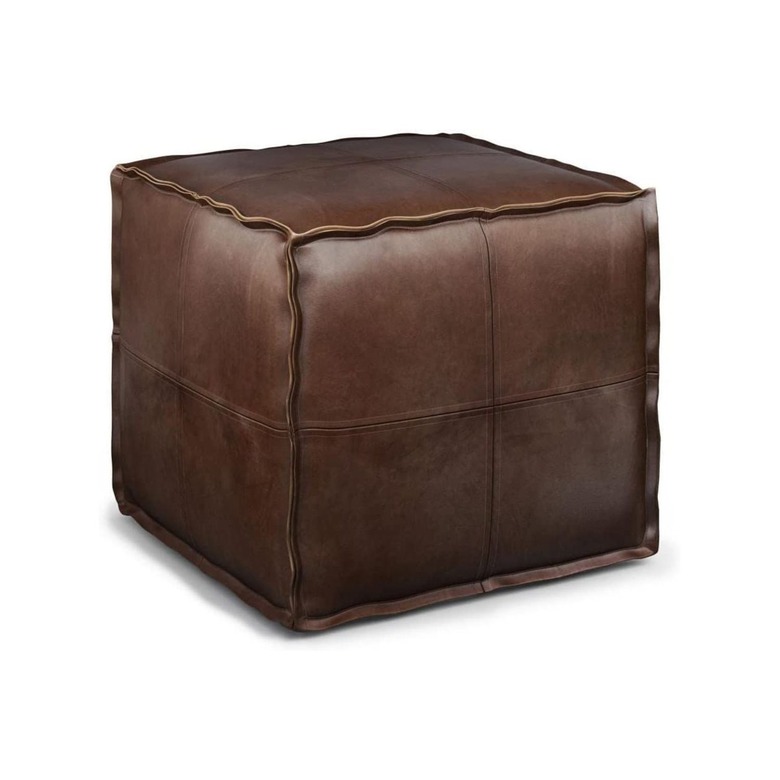 SIMPLIHOME Brody Square Pouf