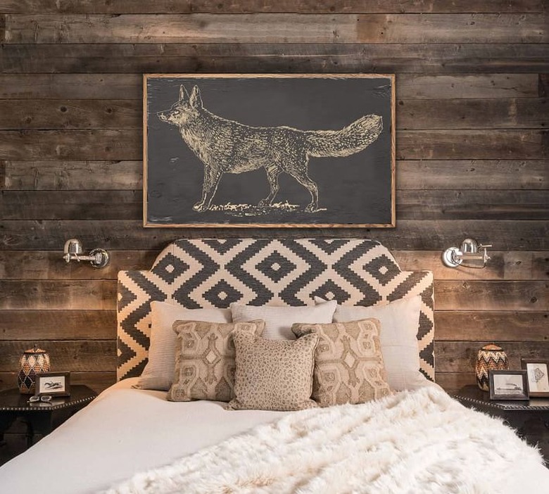 Pottery Barn Fox Carved Wood Wall Art