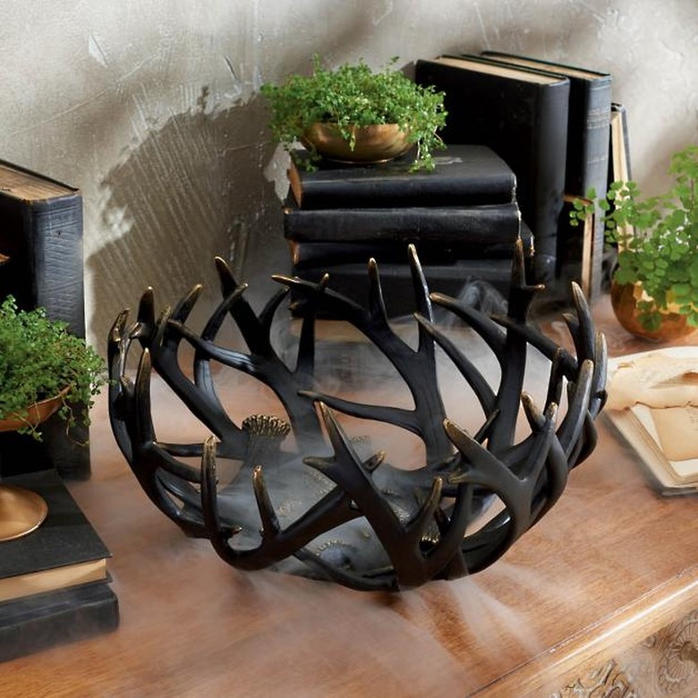 Faux antler bowl