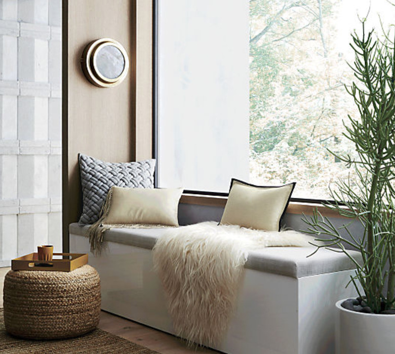 Hallway Benches with cushion and storage