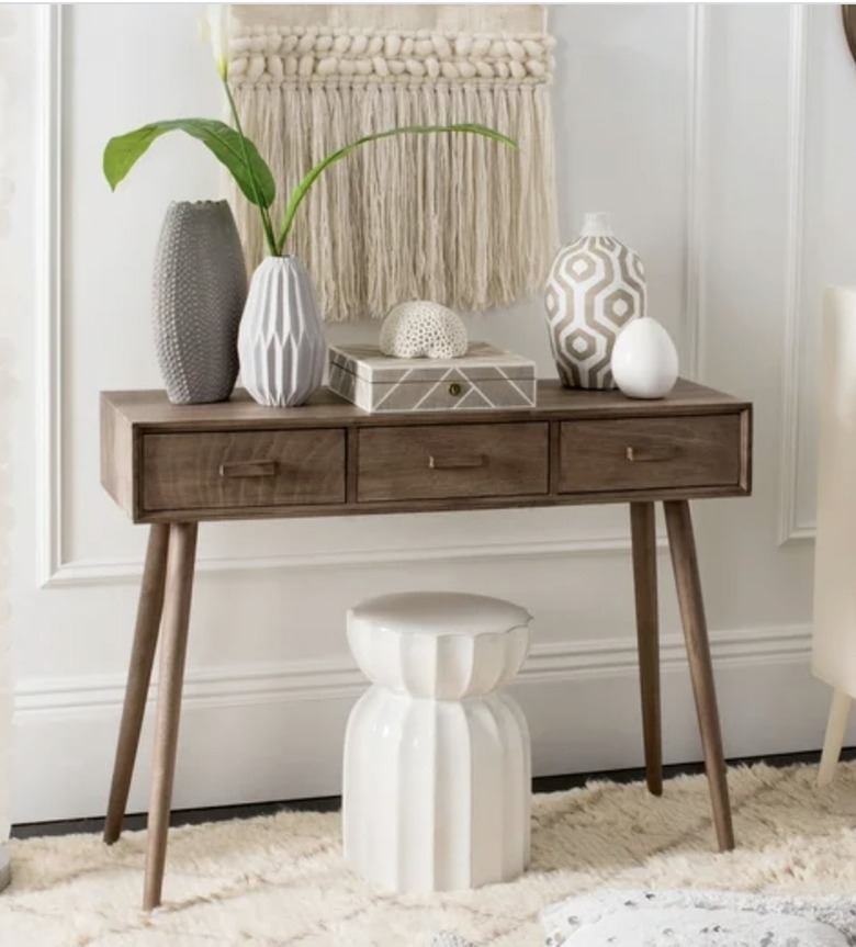 3-Drawer Console Table
