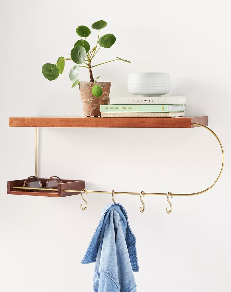 Wood Marisa Entryway Shelf