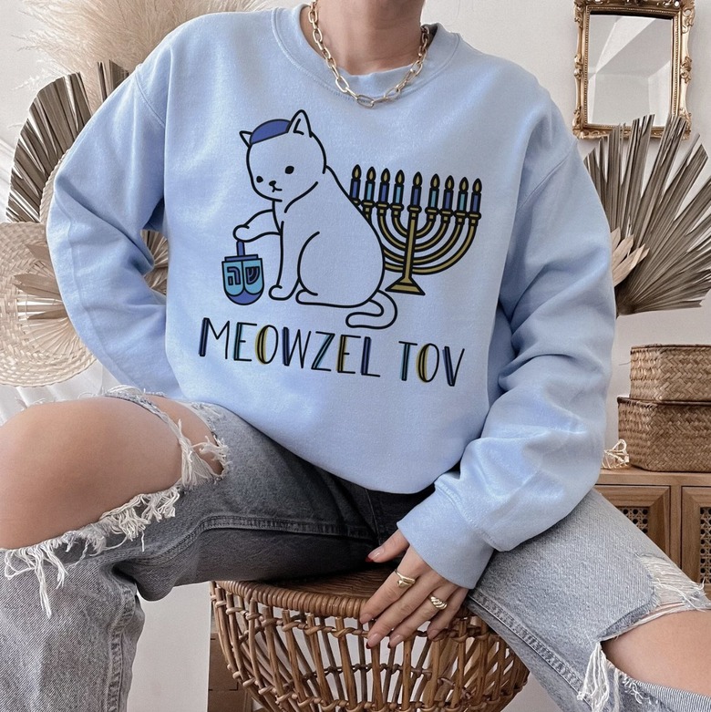 meowzel tov sweatshirt