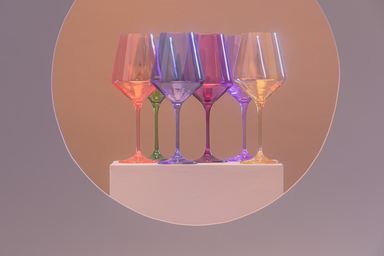 Estelle Colored Wine Stemware set of 6