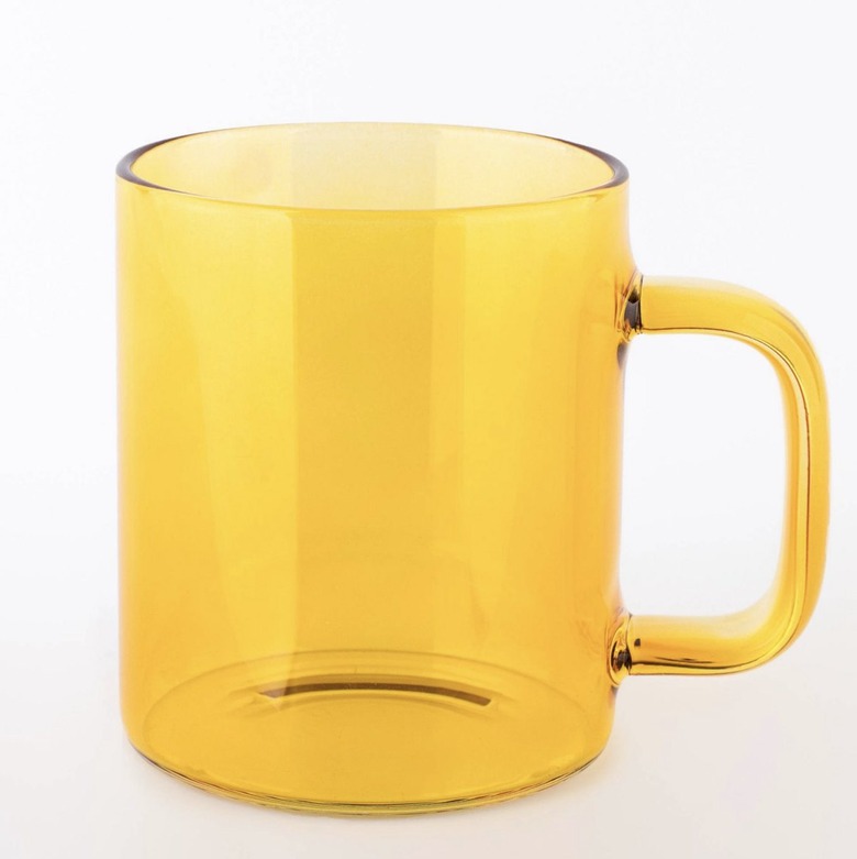 Parker Lane Glass Mug Yellow