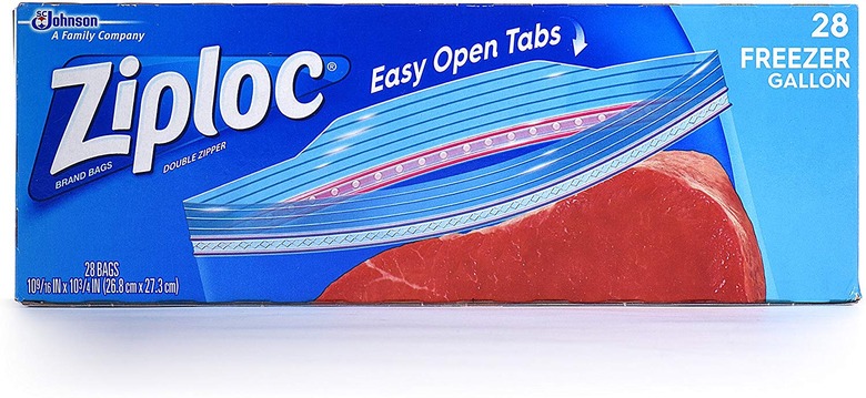 box of ziploc bags