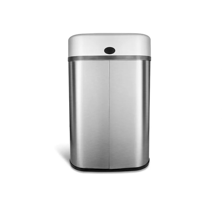 stainless steel sensor trash can