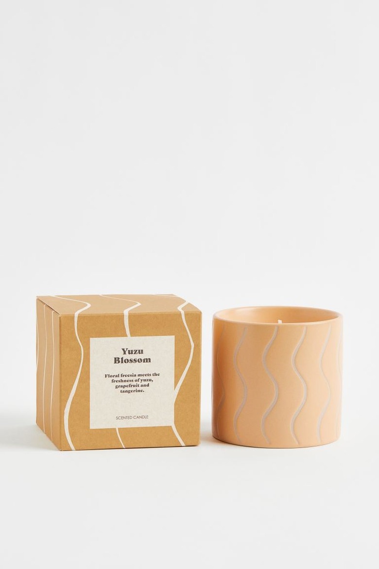 Scented Candle in Ceramic Holder