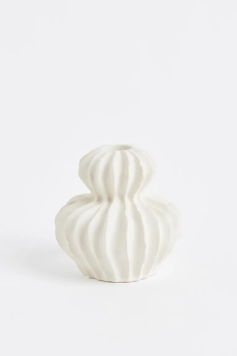 Stoneware Candlestick