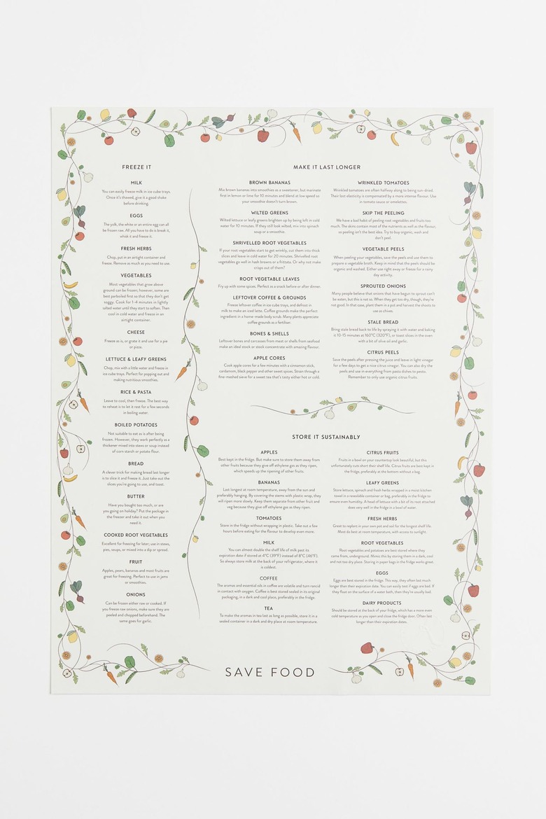 A poster about Saving Food