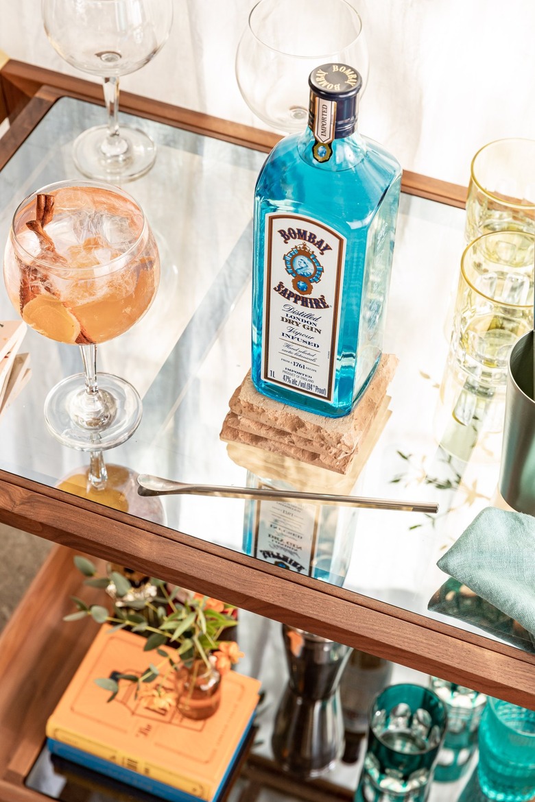 lavish bar cart