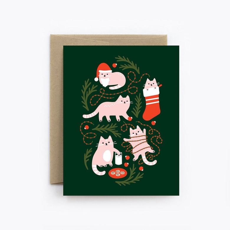 christmas cat card