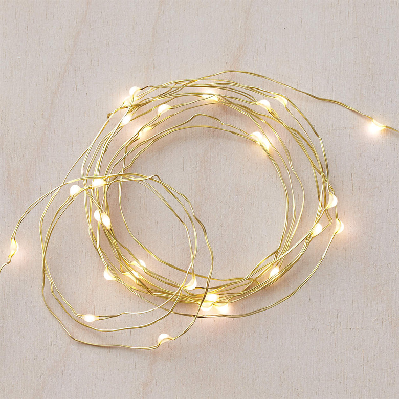 gold twinkle lights