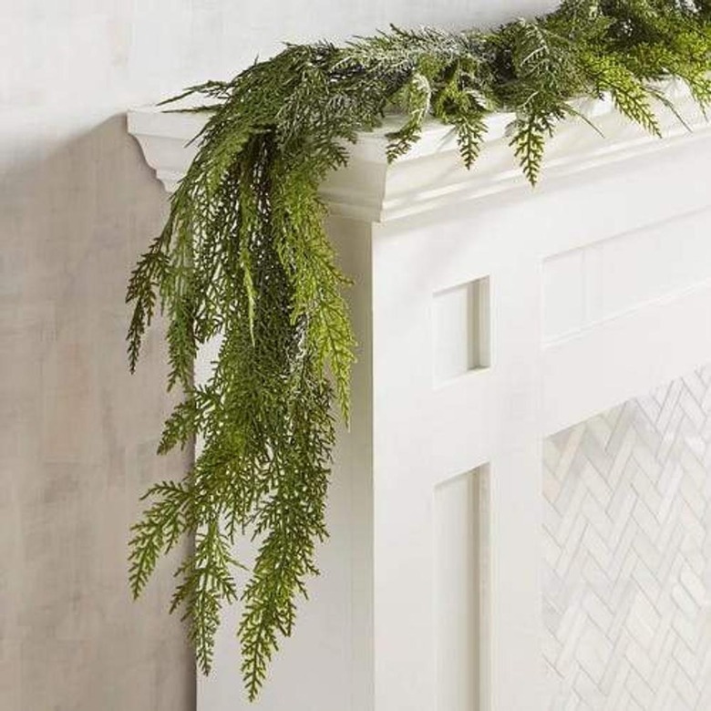House Floral 6' Faux Realistic Cedar Garland
