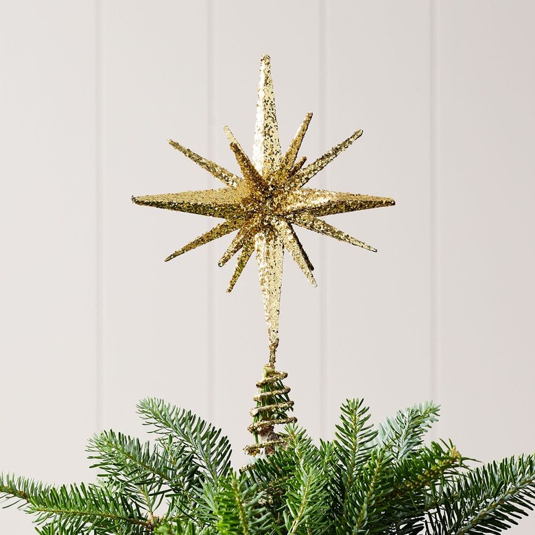Kraft & Glitter Gem Starburst Tree Topper