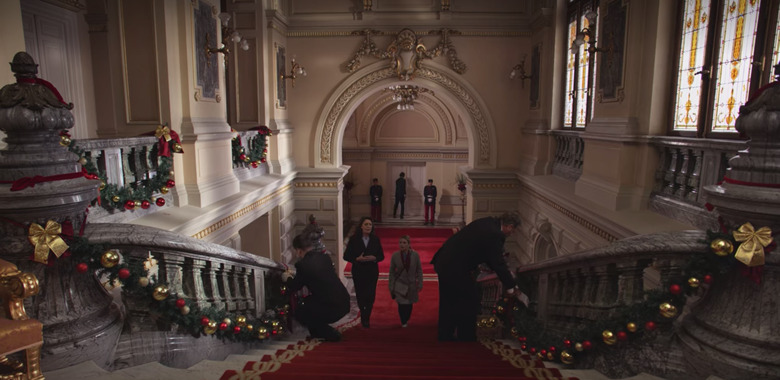 a christmas prince hallway