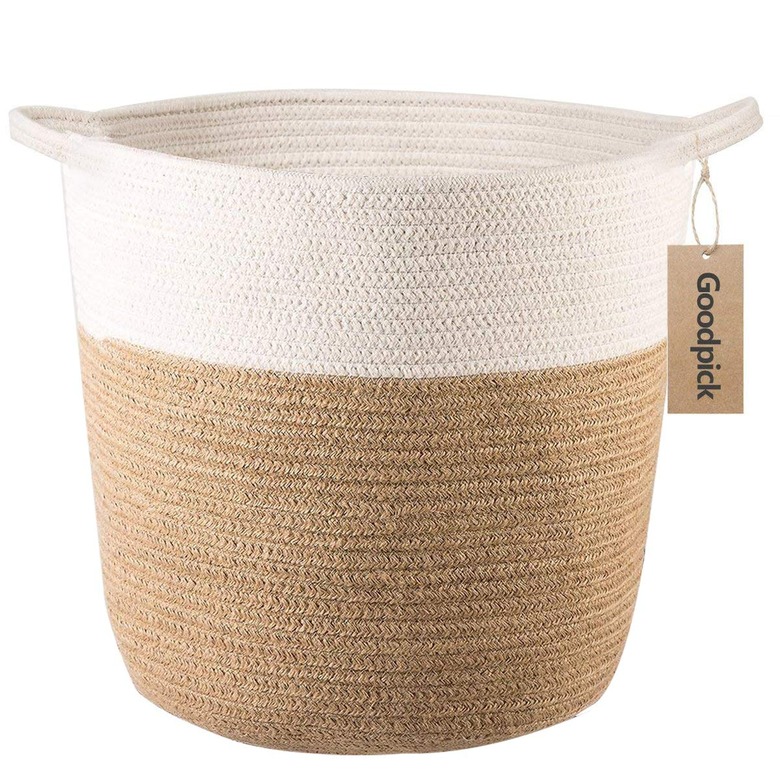 amazon goodpick cotton rope storage basket