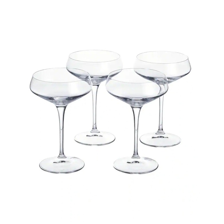 Home Decorators Collection Genoa Crystal Coupe Cocktail Glasses